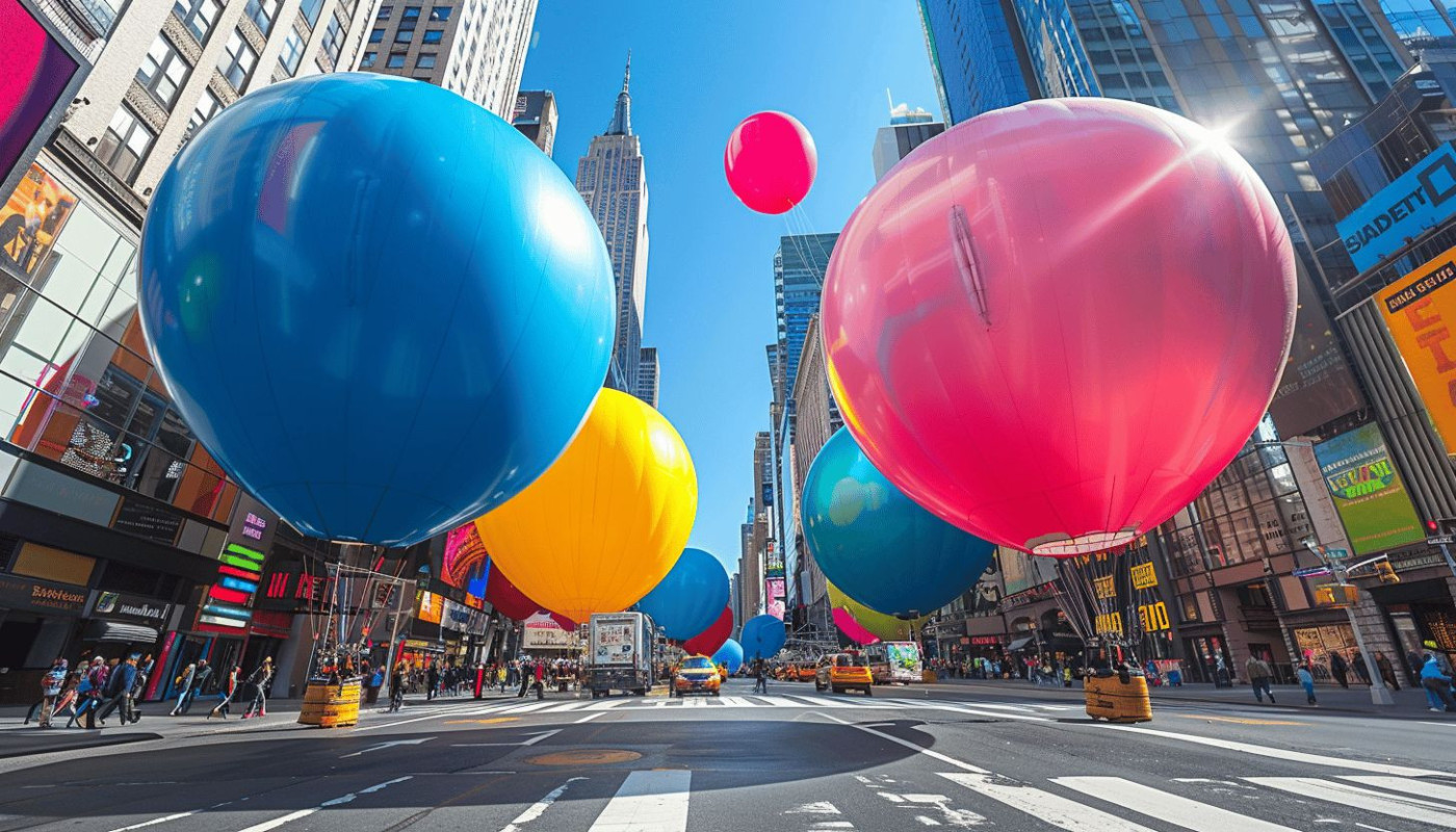 Comment les ballons publicitaires transforment l'espace urbain en outil marketing